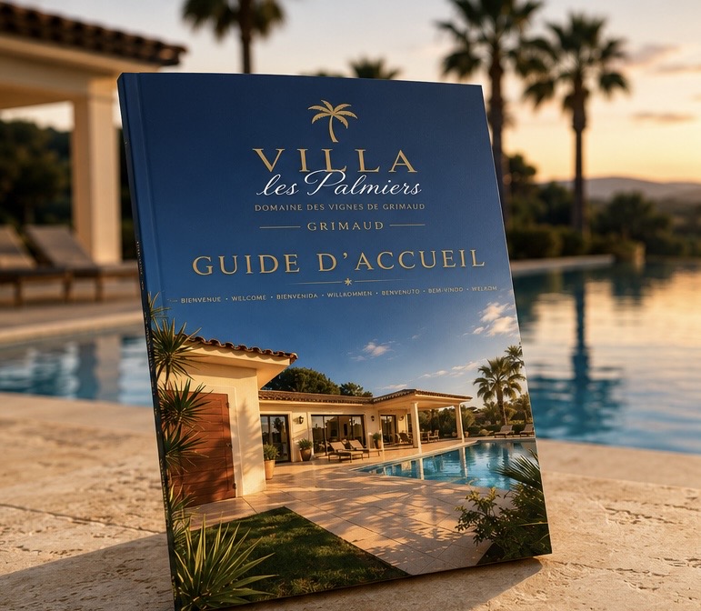 Guide d’accueil près de la piscine