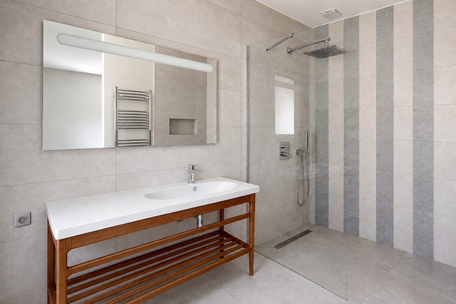 Troisième salle de bain de la villa